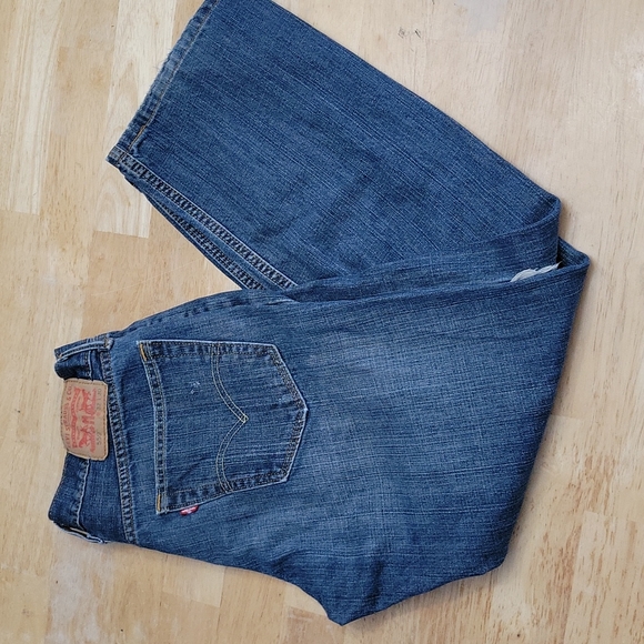 Levi's 559 Medium Wash Distressed Relaxed Fit Jeans 32x30 - Picture 1 of 12
